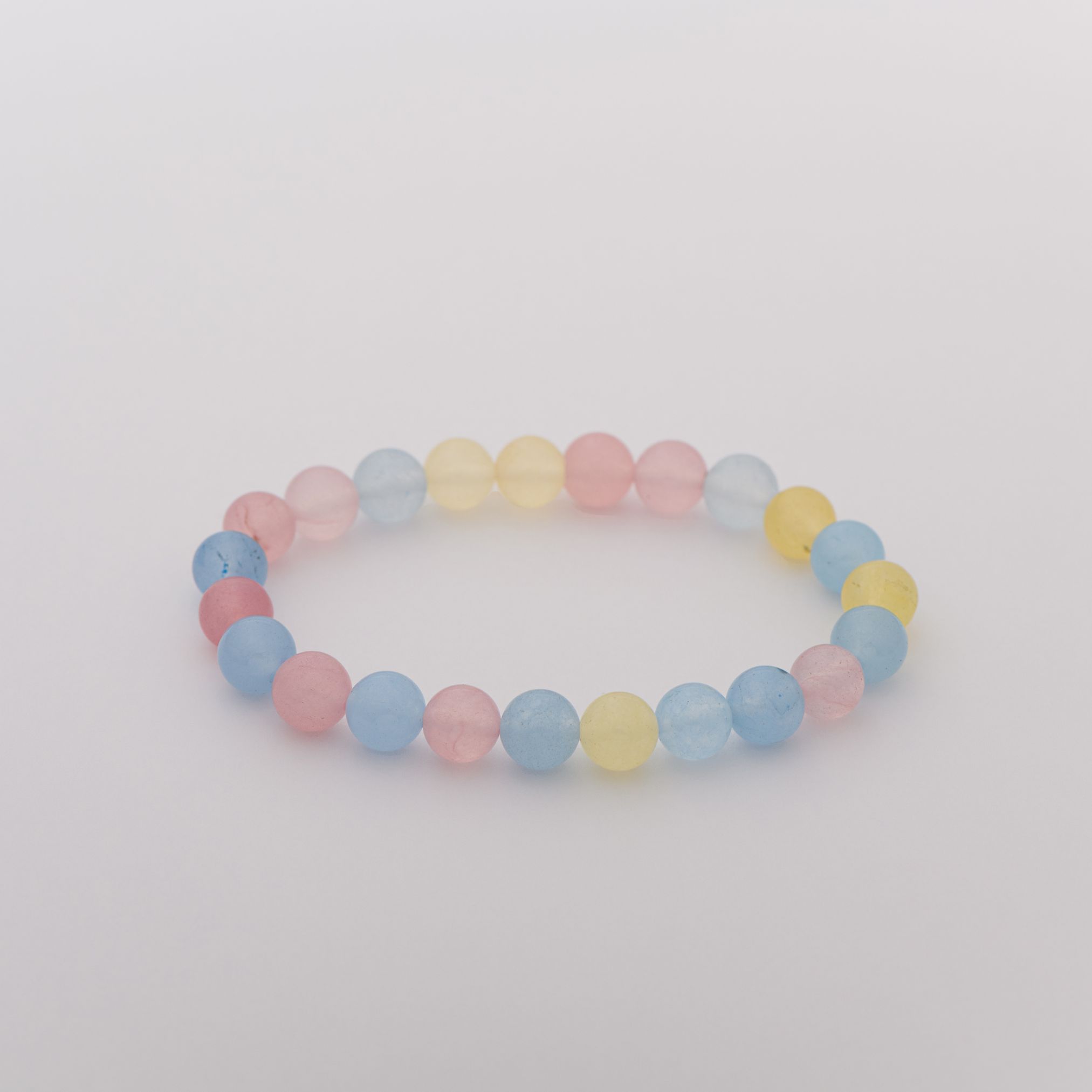 Браслет из натурального кварца, микс, 8 мм — изображение 6