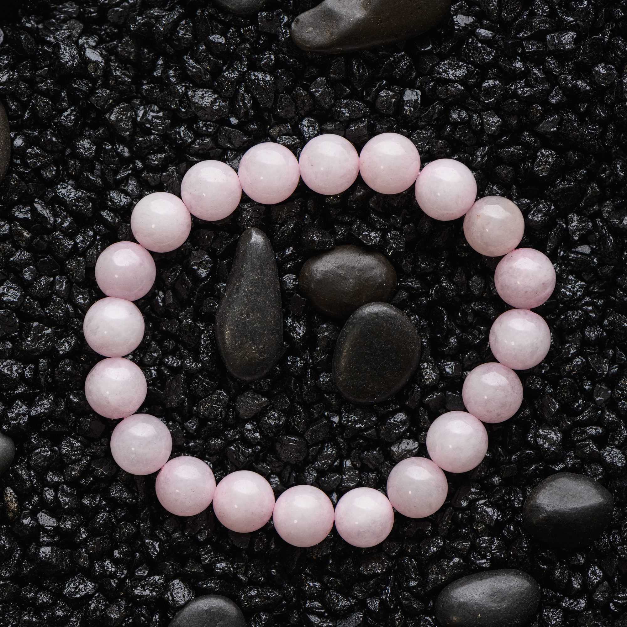 Браслет из натурального розового кварца, 10 мм — изображение 8