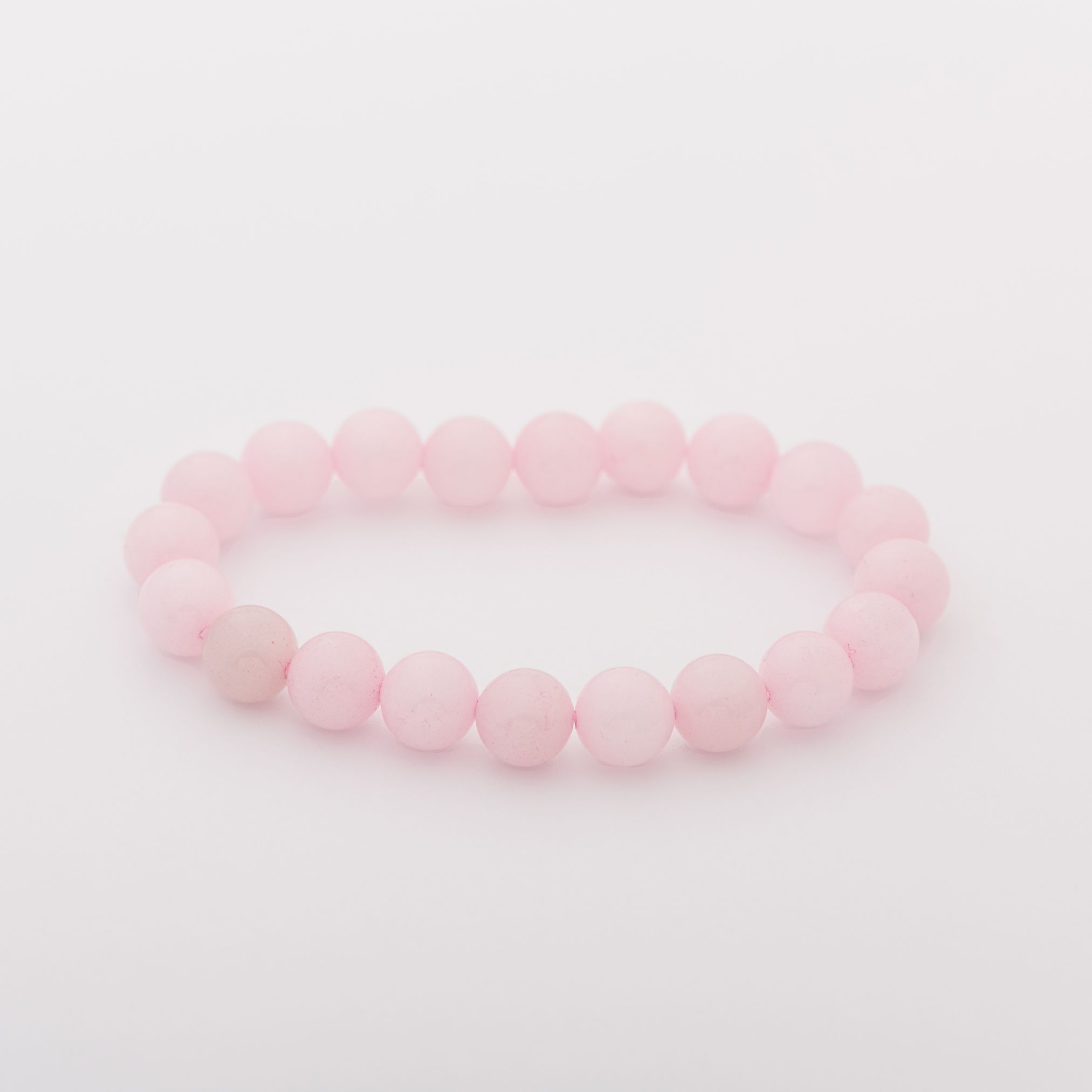 Браслет из натурального розового кварца, 10 мм — изображение 7