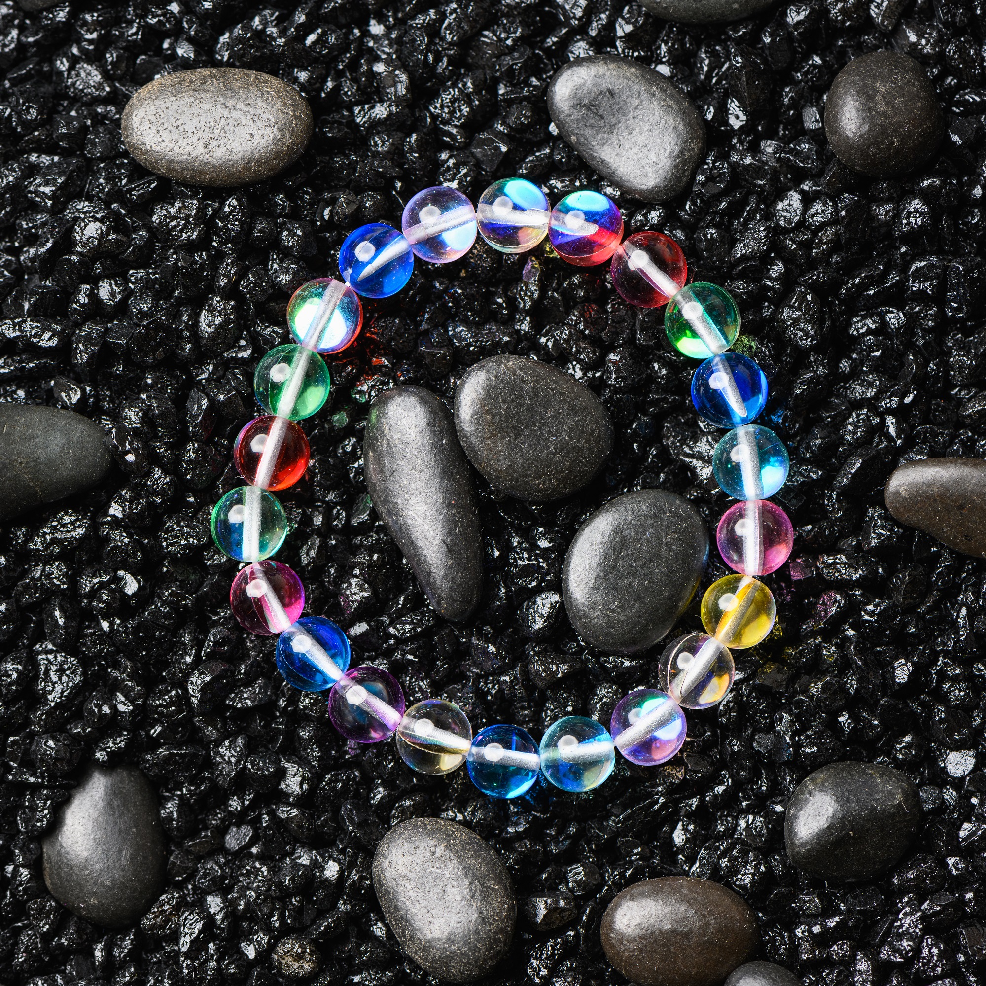 Браслет Радуга Опалов, 8 мм — изображение 8