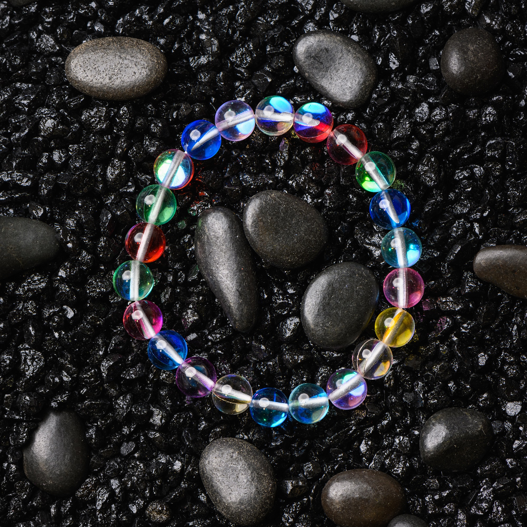 Браслет Радуга Опалов, 8 мм — изображение 9