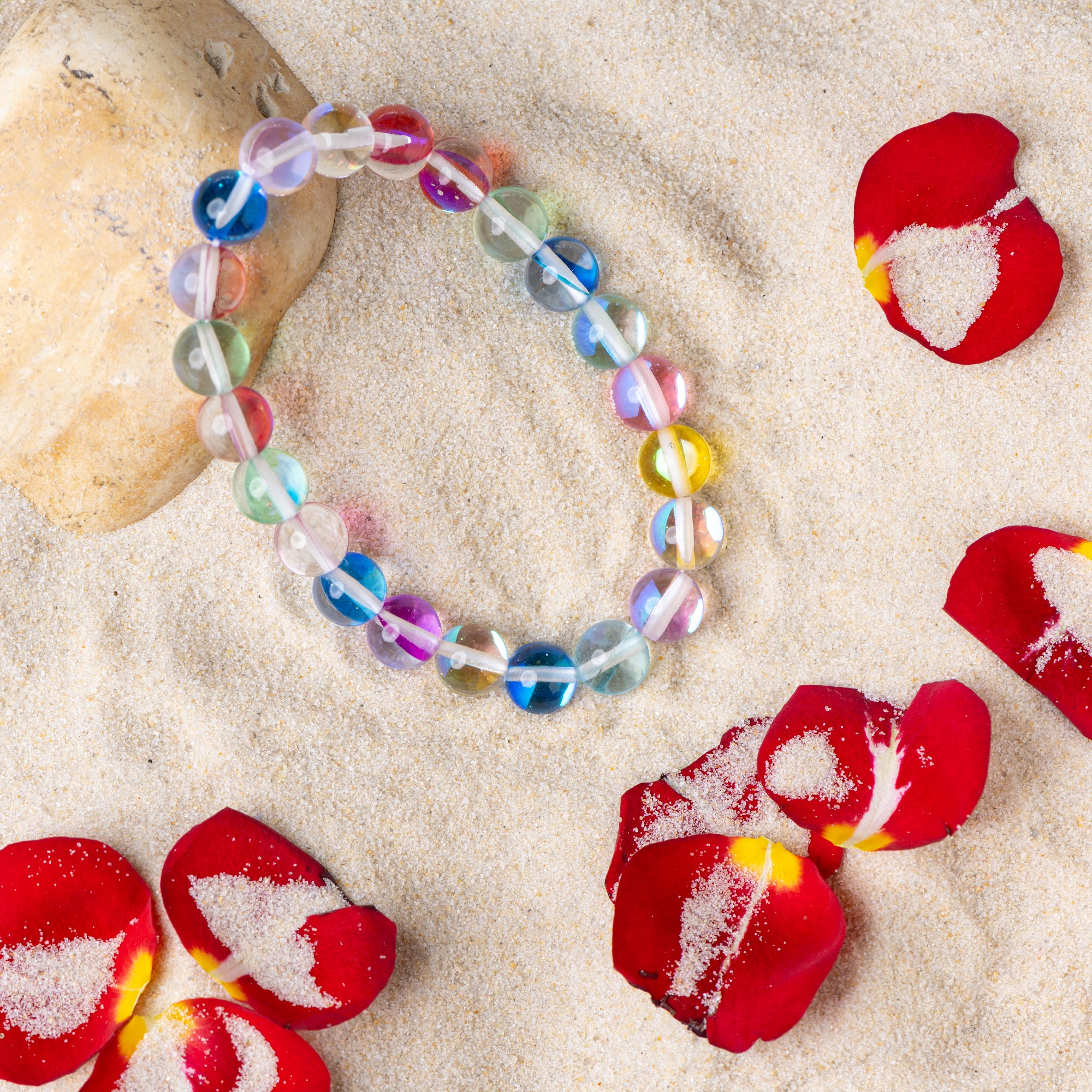 Браслет Радуга Опалов, 8 мм — изображение 10