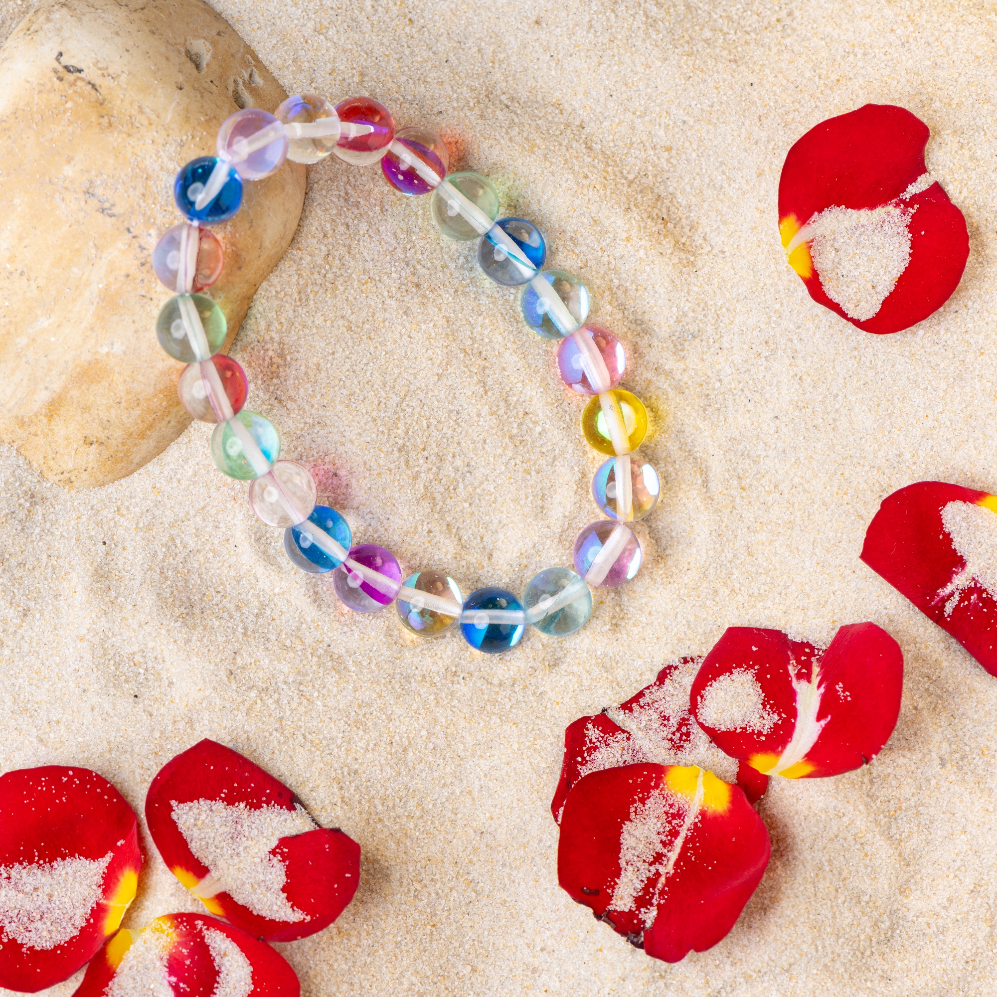 Браслет Радуга Опалов, 8 мм — изображение 11