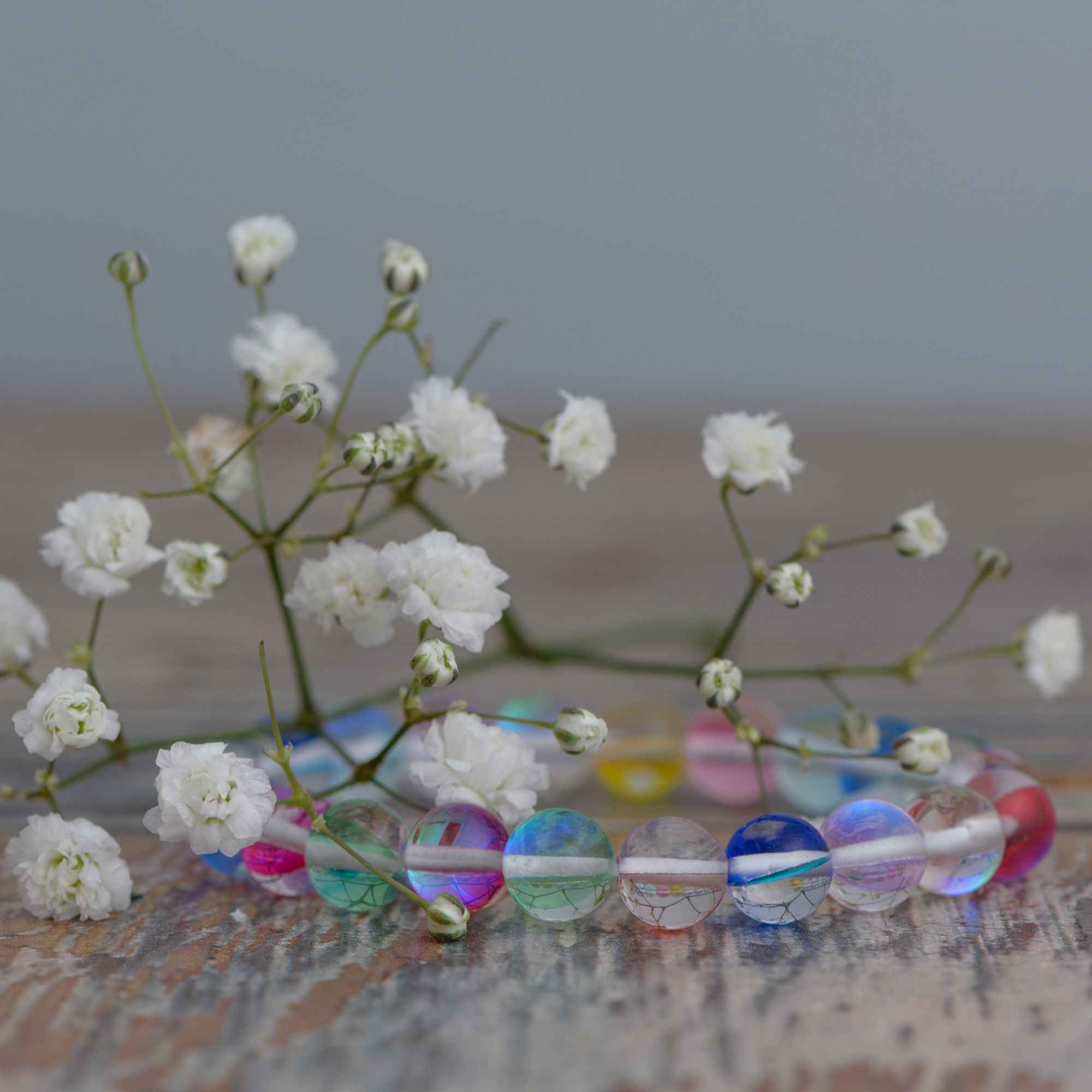 Браслет Радуга Опалов, 8 мм — изображение 5