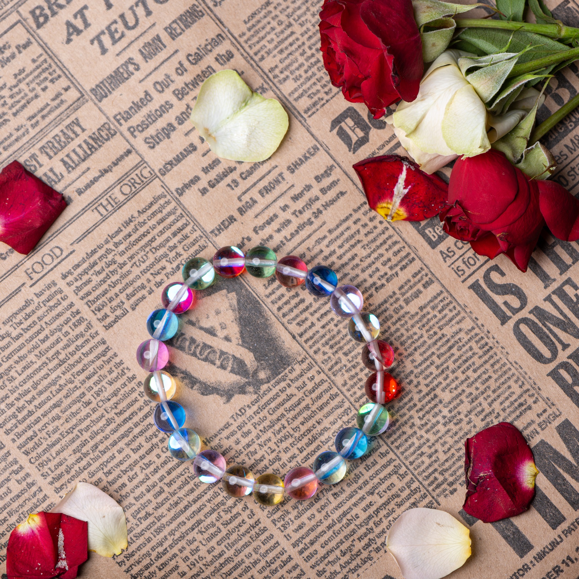 Браслет Радуга Опалов, 8 мм — изображение 12