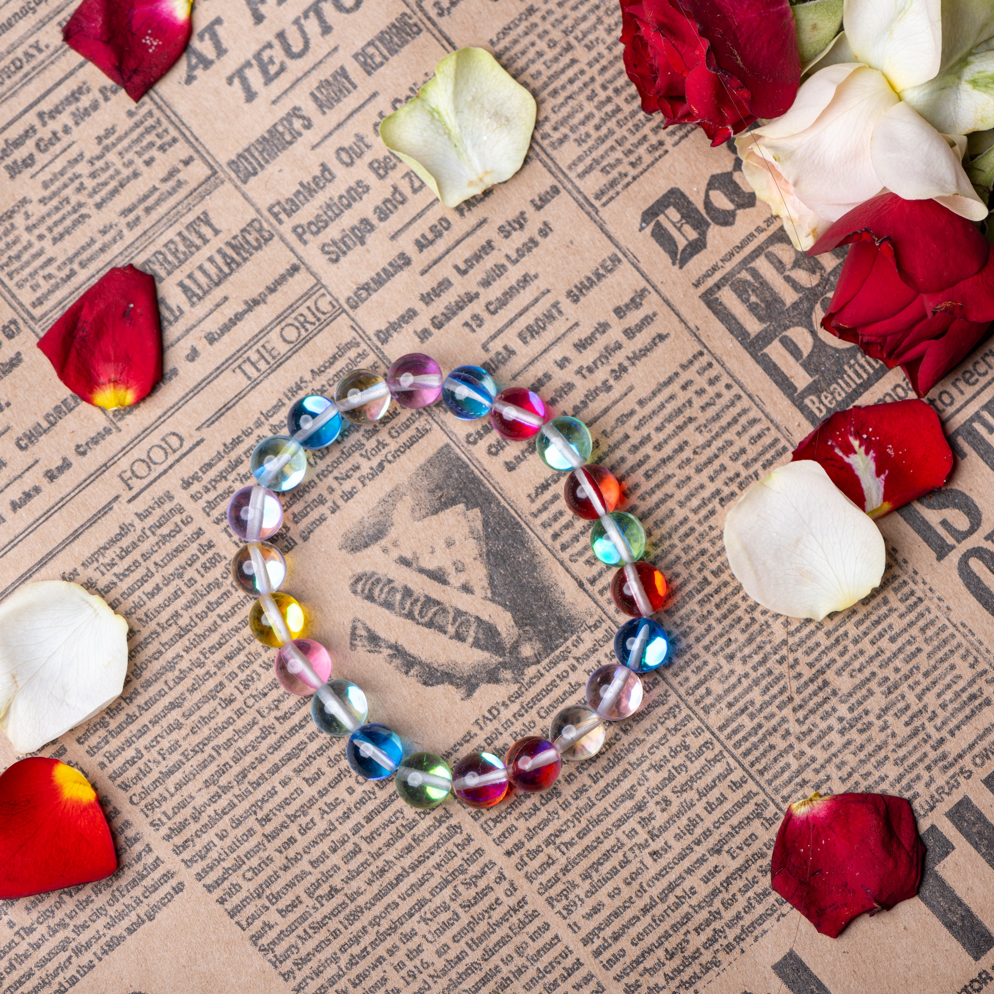 Браслет Радуга Опалов, 8 мм — изображение 13