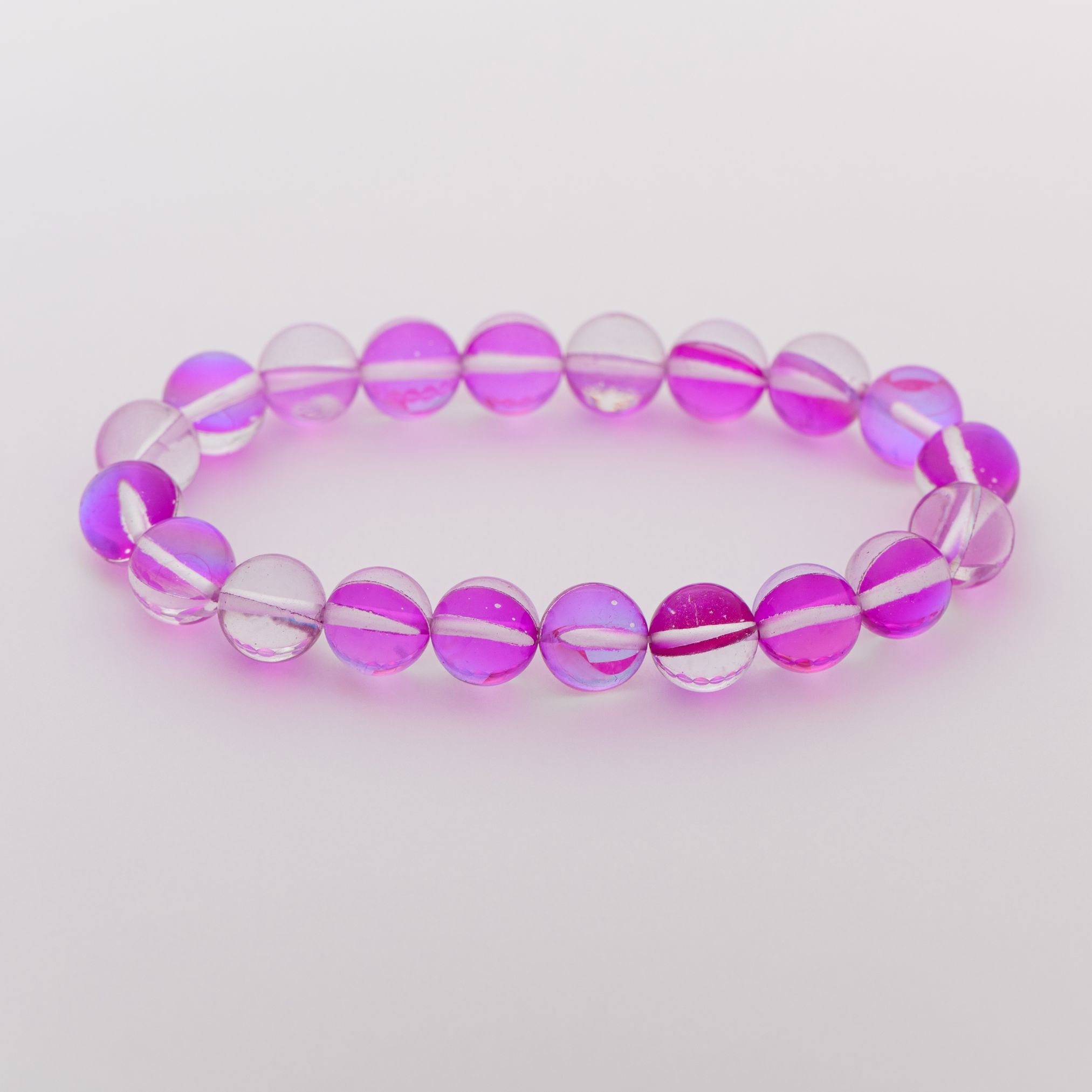 Сиреневый браслет из Опала, 10 мм — изображение 5