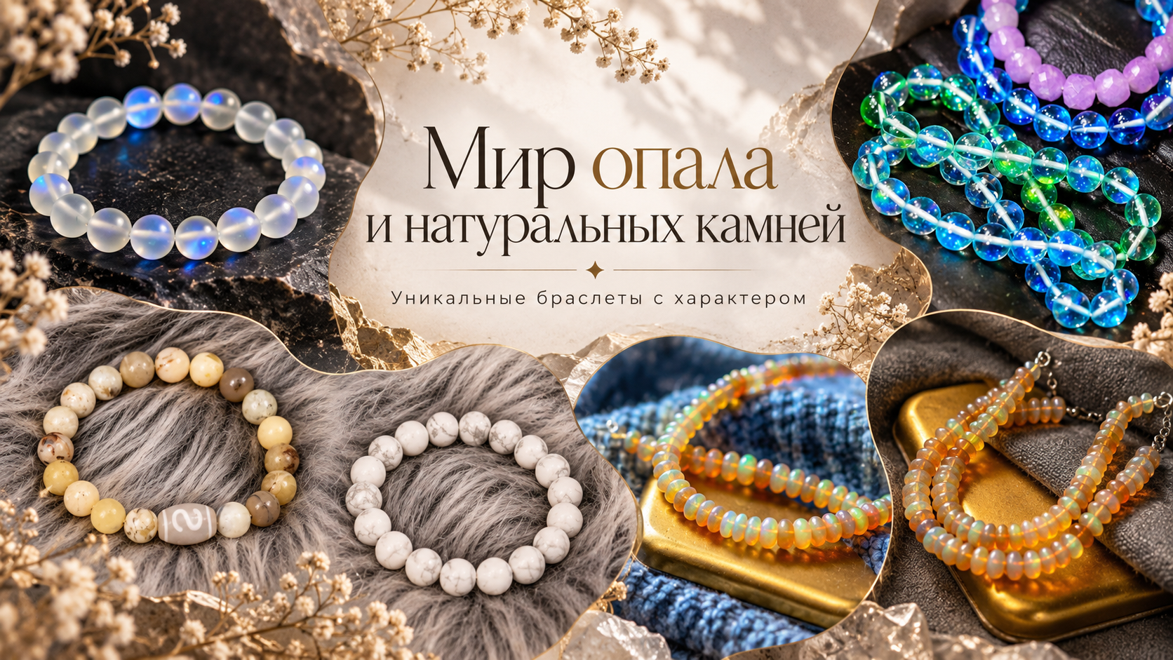 Опал: удивительное многообразие природных камней, синтетических аналогов и стеклянных имитаций 🌈